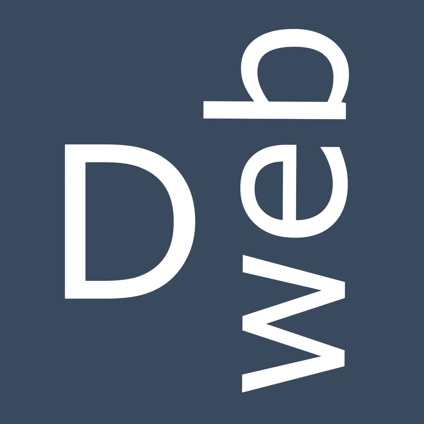 Het logo van Devlietties Webdesign voor eenvoudige website