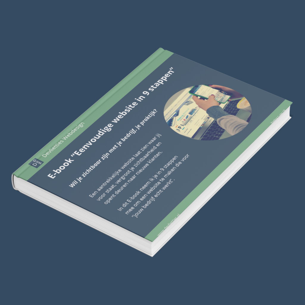 E-book Eenvoudige website in 9 stappen